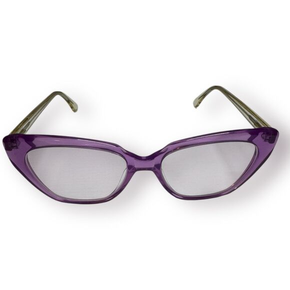 Tom Archer Cat-Eye Purple/Clear Eyeglasses‎ 54-17-143mm Retro Vintage Shades main image 10